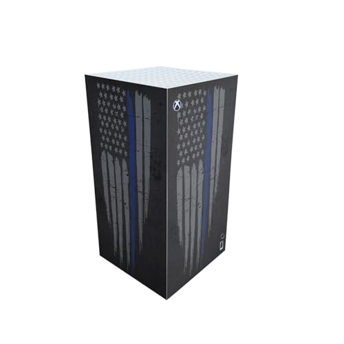 Gaming Skin Compatible with Microsoft Xbox Series X Digital Edition - Thin Blue…