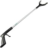 Reacher Grabber by VIVE - Rotating Grip - 32" Extra Long Handy Mobility Aid - Reaching Assist Tool for Trash Pick Up, Litter Picker, Garden Nabber, Disabled, Arm Extension