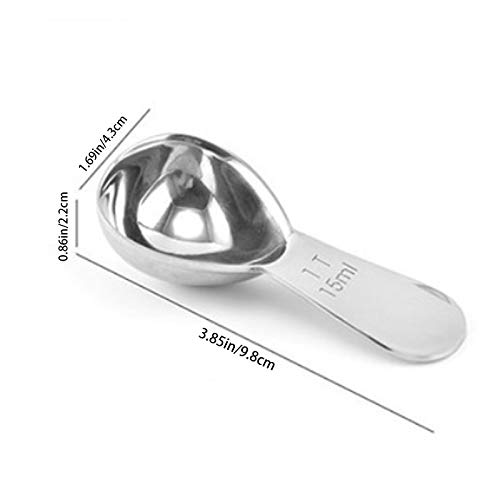 coffee scoop 3piece set Stainless steel tablespoon measure spoon
