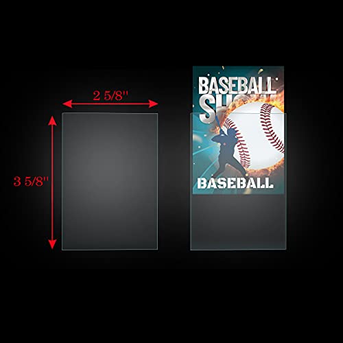 WINTRA 1200 Count Ultra Clear Penny Card Sleeves,Soft Card Protectors