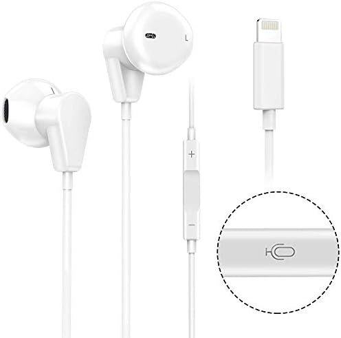 OfsPower Bluetooth Headphones 7 Plus, Stereo Earbuds with Mic and Remote Control Ear Buds Noise Cancelling Headset 8Plus, Compatible with 7 8 X XR XS Max Earphones Microphone