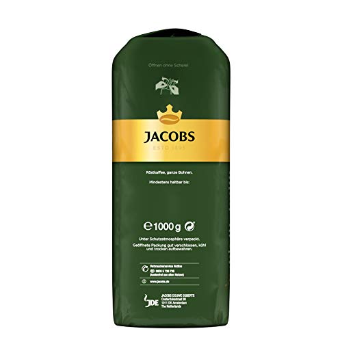 Jacobs Kaffeebohnen Krönung Crema, 4er Pack, 4 x 1 kg Bohnenkaffee – Bild 5