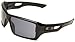 Oakley Mens Eyepatch 2 OO9136-13 Rectangle Sunglasses,Polished Black Frame/Grey Lens,One Size