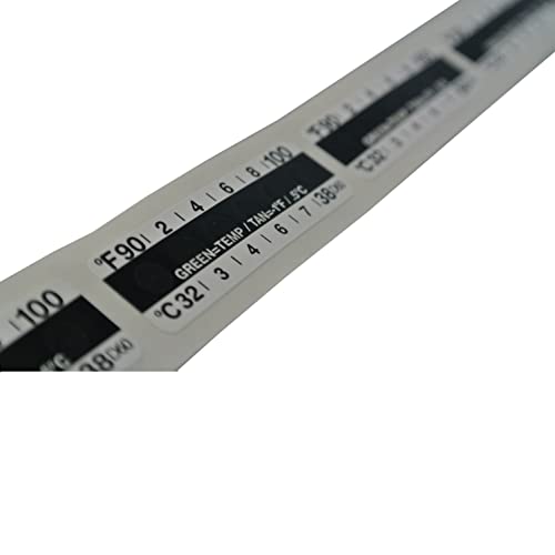 One Step Urine Temperature Test Strips, 25 x Stick on Adhesive