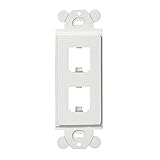 GFCI Module Frame Mini Com 2 Port White