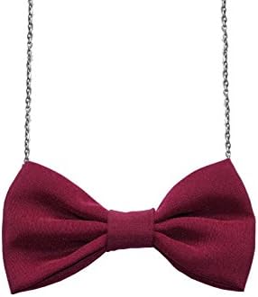 Bow Tie Necklace Adjustable Chain 16-20 inches Pre-tied Accessory Handcrafted in USA Group 3