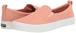 Sperry womens Crest Twin Gore Boat Shoe, Peach