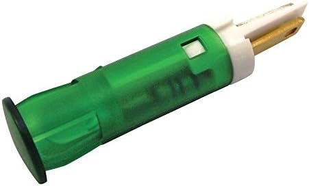 APEM QS81XXHG220 LED Panel Mount Indicator, Snap-in, Green, 8 mm, 220 VAC, 3 mA, 1.2 cd, Not Rated (1 piece)