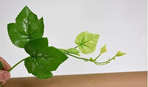 KERUIDENG Reptile Plants - Vines for Reptiles Terrarium- Amphibian Habitat Plants -6.8ft - Thumbnail 2