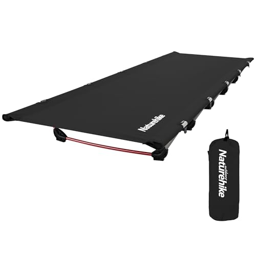 Naturehike Campingbett Ultraleichtes Feldbett Tragbares Klappbett für Erwachsene Schlafen Belastbarkeit bis 150kg Campingliege für Zelten Wandern Home