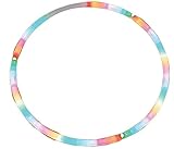 28 Inch LED Lighted Twist Hula Cosmic Glow Hoola Hoop (assorted, 1)