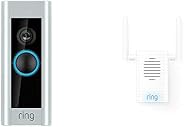 Certified Refurbished Ring Video Doorbell Pro with Certified Refurbished Ring Chime Pro (1st Gen)