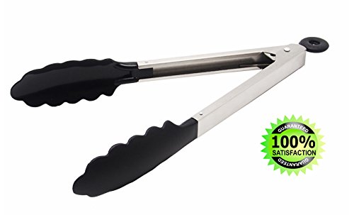 Zotoon Kitchen Tongs,Premium Food Tongs For Salad,Grill,Serving,BBQ (11-inch)