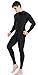 speerise Mens Spandex Bodysuit Long Sleeve Unitard Zipper Dance Leotard Bodysuit for Men Costume
