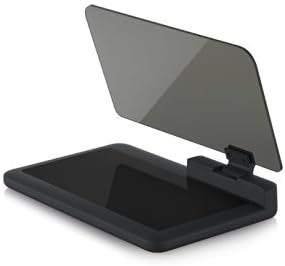 Usimple Universal Car GPS Navigation Bracket HUD Head Up Display Holder for iPhone Samsung Nokia HTC Sony Smart Mobile Phone Car Mobile Navigation Bracket Black
