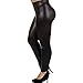 7th Element Plus Size Faux Leather Leggings Lightweight High Waisted for Womens Girls