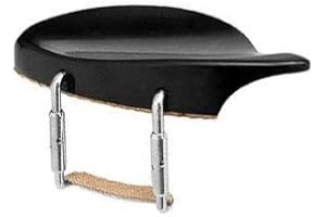 VIO MUSIC Dresden 1/2 Violin Chinrest - Ebony with Standard Bracket