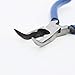 Whizzotech Bent Long Nose Pliers Chromium Vanadium Steel Curved 45 Degree 5 Inch