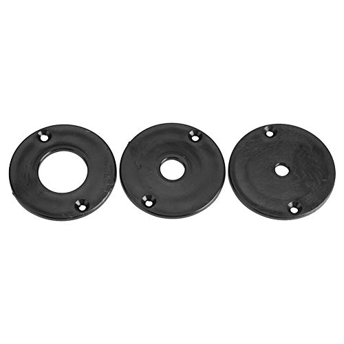Nikou Router Plate - 235 120 8mm Aluminum Router Table Insert Plate, with 4 Rings and Screws, for Woodworking Benches