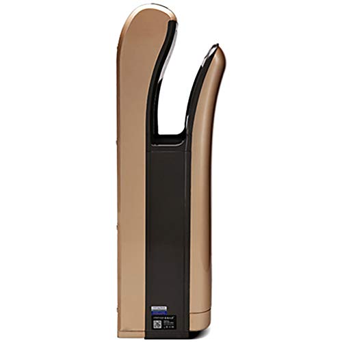 interhasa! Hand Dryer, Automatic Hand air Dryer, Powerful 1800W, Dry Hands in 5s, Low Noise 65 dB, ABS Material, for Home or Commercial Bathrooms, Hotel, Restaurant(Gold, 110V) - Thumbnail 3