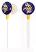 iHip NFF10200MIV NFL Minnesota Vikings Mini Ear Buds, Purple/Yellow