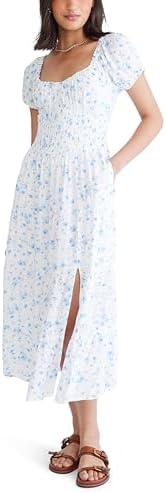 free people moonshine midi dress Free People Moonshine Midi Linen Blend Sundress Ivory Large at Amazon Women's Clothing store