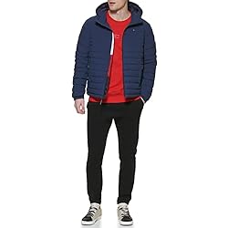 Tommy Hilfiger Men's Stretch Poly Hooded Packable