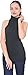 Marycrafts Womens Slim Fit Cotton Jersey Turtleneck Sleeveless Top