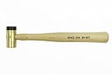 Grace USA - 8 Ounce Delrin Tipped Brass Hammer - 8DT -Gunsmithing - Hammers - 8 ounce - Gunsmith Tools & Accessories