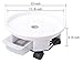 Antetok 13″ Plant Caddy Round Plant Dolly Trolley Saucer Moving Tray Pallet with Wheels and a Water Container Whitethumb 1
