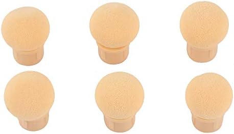 DEBEME Nail Sponge Head Reusable UV Gel Nail Art Makeup Painting Gradient Brush Sponge Heads 6PCS