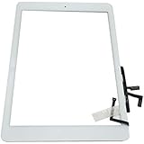 Amazon Com Zentop For White Ipad Air 1st Generation Touch Screen Digitizer Glass Replacement Modle A1474 A1475 A1476 With Home Button Camera Holder Preinstalled Adhesive Tool Kit