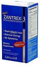 ONLY 1 IN PACK Zantrex-3 Rapid Weight Loss & Energy, 60 Capsules by Zantrex Black