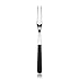 New Star Foodservice 52060 Hollow Cool Touch Coating Handle 2 Tine Pot Fork, 11.5