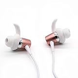 Bluetooth Headphones,Wish House NT91 Bluetooth 4.1 Stereo Magnetic In-ear Wireless Earbuds Headset Earphones,Sweatproof Earhook Headphones,Secure Fit for Gym Hiking Jogger(Rose Gold)