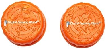 Digital Gaming World® Silicon Plastic Analog Extenders Thumbstick Grips for PS4 Joystick/Controller Cap (Color: Orange) (High Quality Action Analog Extenders for Gaming Competitions)