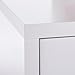 Coaster Home Furnishings Harvey Contemporary 3-Piece 1-Drawer Makeup Vanity Desk with Jewelry Storage Vanity Mirror and White Faux Leather Upholstered Storage Vanity Stool White 300290