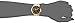 Geneva Women's GV/1008BKGB Crystal-Accented Gold-Tone Bracelet Watch