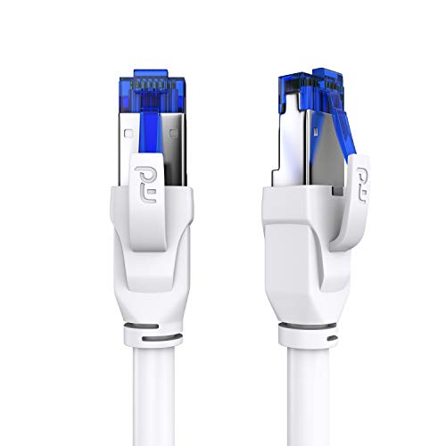 Primewire - CAT 8 Netzwerkkabel 25m - LAN Kabel Patchkabel Datenkabel - CAT8.1 High Speed Gigabit Ethernet Cable - 40000 Mbits - S/FTP PIMF - RJ45 Ste