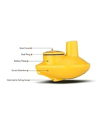 Lucky ff718lic w Fish Finder 45 m 147feet Sonar portátil inalámbrico Profundidad impermeable Fishfinder Océano Río Lago color Fishfinder
