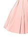 GownTown 1950s Vintage Dresses V-Neck Short-Sleeves Dresses Swing Stretchy Dresses