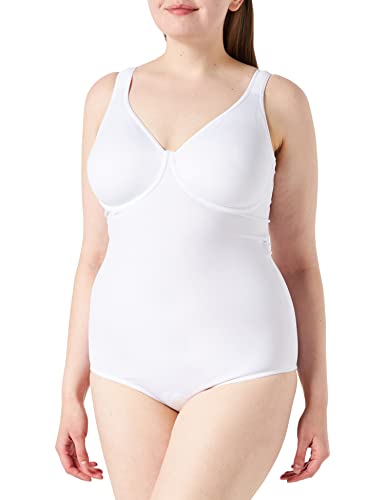 Sassa Body doppelt vorgeformt 00903, Blanc (Weiß 00100), 110C (Taille Fabricant:95C) Femme