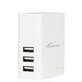 22.5W / 4.5 Amps 3 Port High Speed USB Wall Charger with IDD (Intelligent Device Detection) - Perfect for all iOS & Android devices and every other device with an USB port - White - KabelDirekt