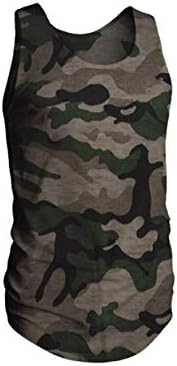 Men Short Sleeve Camouflage T-Shirt Sport Fitness Tee Athletic Muscle Bodybuilding Tank Tops