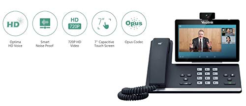 image for Yealink SIP-T58V Android Phone and Video Conferencing with Cable Ties,