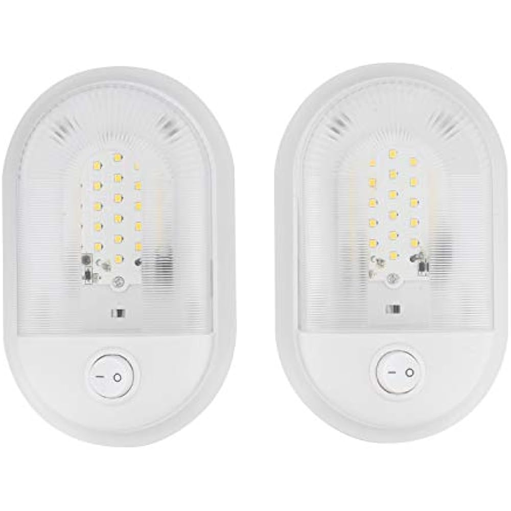 12 Volt RV Light Fixtures Pack Single Dome Interior LED Lights Camper And Soft eBay