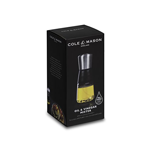 Cole & Mason 208884 Oil & Vinegar Mister, Sprayer Dispenser Bottle, 1 Count, Clear - Thumbnail 3