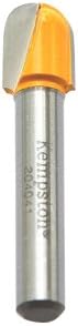Kempston 204041 Round Nose Bit, 1/4-Inch Shank, 3/8-Inch Cutting Diameter by 1/2-Inch Cutting Length