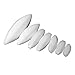 7pcs Egg Shape PTFE Magnetic Stirrer Mixer Stir Bars White Color