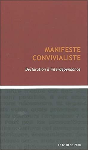 Amazon Com Manifeste Convivialiste Declaration D Interdependence French Edition 9782356872517 Collectif Books